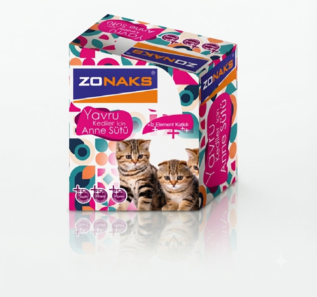 Zonaks Yavru Kediler İçin Anne Sütü (Taurin ve Vitamin Takviyeli) 14X15G İz Element Katkılı